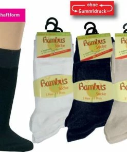 SOCKS4FUN Bamboe Sokken – Korte Schacht - 3 Paar - Wit - Maat 39/42