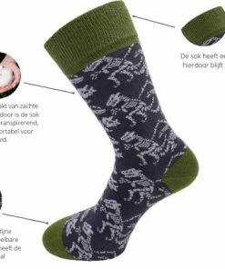 SQOTTON - Naadloze Sokken - Dino - Maat 36-40 4 SQOTTON - Naadloze Sokken - Dino - Maat 36-40 -beenmode Verkoop 550x434 3