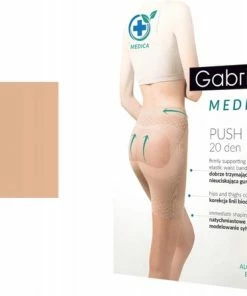 Gabriella Push Up Panty 20DEN, Kleur Melisa-lichtbeige, Maat XL (5) -beenmode Verkoop 550x447