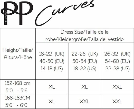 Pretty Polly "Curves" Dot Diamond Fashion Tights - Black - XXL 2 Pretty Polly "Curves" Dot Diamond Fashion Tights - Black - XXL - Afbeelding 2