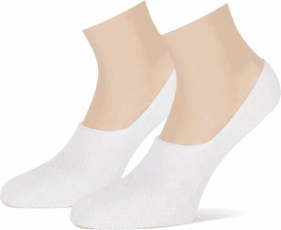 TEckel Sneakersokken 4 PACK No Show Kousenvoetjes Met Lichte Badstof 35/38 Wit Voorgevormde Hiel En Zonder Teennaad 1 TEckel Sneakersokken 4 PACK No Show Kousenvoetjes Met Lichte Badstof 35/38 Wit Voorgevormde Hiel En Zonder Teennaad