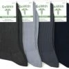 GoWith - Katoen Sokken - Diabetes Sokken - 4 Paar - Warme Sokken - Thermosokken - Huissokken - Sokken Heren - Dames Sokken - Cadeau Sokken - Maat 43-46