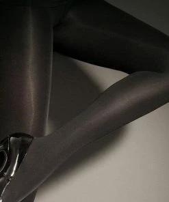 Aristoc The Ultimate Leg Luxury 120 Denier Cotton Sheen Zwarte Opaque Panty/Maillot. M/L