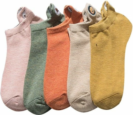 Jollysta Jolly Socks - 10 Paar Sneakersokken Dames - Grappige Sokken - Enkelsokken Dames - Funny Socks - Vrolijke Sokken - Leuke Sokken - Dieren Sokken - Maat 35-42 - Honden Sokken - Katten Sokken 38 Jollysta Jolly Socks - 10 Paar Sneakersokken Dames - Grappige Sokken - Enkelsokken Dames - Funny Socks - Vrolijke Sokken - Leuke Sokken - Dieren Sokken - Maat 35-42 - Honden Sokken - Katten Sokken - Afbeelding 38