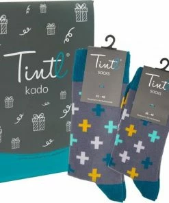 Tintl Socks Geschenkset Unisex Sokken | Twinning - Cross (maat 36-40 & 41-46)