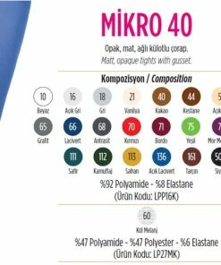 Penti Micro 40 Denier Dames Panty (pd1010) - CINNAAMON - Maat XL -beenmode Verkoop 550x482