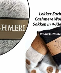 Merkloos Cashmere Wollen Sokken 8-Paar In 4-Kleuren-Maat 35-38
