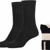 Camano Silky Feeling Sokken Unisex 39/42 Zwart 2 PACK Naadloos Zonder Knellende Elastiek