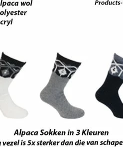 Boru Bamboo 6-Paar Alpaca Wollen Sokken In 3 Kleuren 39-42 -beenmode Verkoop 550x487