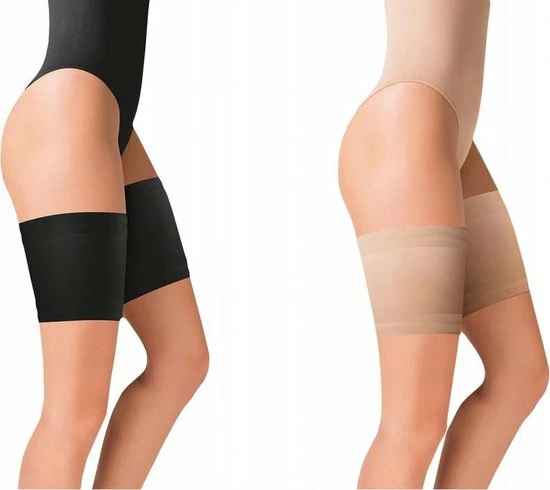 Gabriella Gladde Satijnen Dijenband 15 Cm Breed, Beige, Maat 3/4 ( M/L ), 58-68 Cm 6 Gabriella Gladde Satijnen Dijenband 15 Cm Breed, Beige, Maat 3/4 ( M/L ), 58-68 Cm - Afbeelding 6