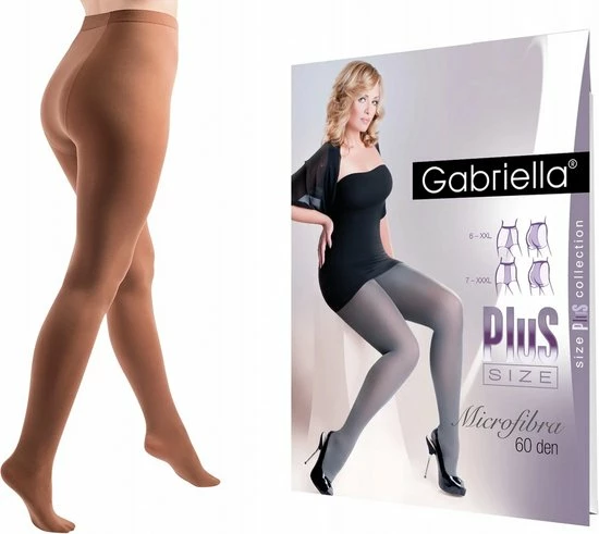 Gabriella Microfiber Size + Panty 60DEN, Ondoorzichtige Panty Van Microfiber, Maat 6-XXL, Cappuccino 4 Gabriella Microfiber Size + Panty 60DEN, Ondoorzichtige Panty Van Microfiber, Maat 6-XXL, Cappuccino - Afbeelding 4