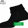 Soga 2-Pack Stevige Thermo Sokken Met Merino Wol S29 - Unisex - Zwart - Maat 35-38