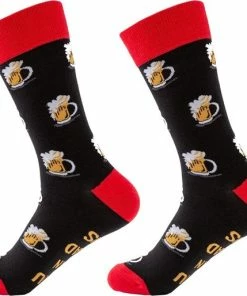 Merkloos Sorprese Funny Bring Me Some Beer – Sokken – Sokken Heren – Bier - Sokken Heren 43 46 - Sinterklaas - Cadeau