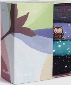 Thought Bamboe Damessokken Giftbox - Night