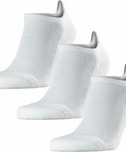 beenmode Verkoop 3 FALKE Cool Kick 3-Pack Unisex Sneakersokken - Wit - Maat 46-48