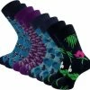 8 Paar SQOTTON - Naadloze Sokken - Tropical - Maat 36-40