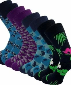 8 Paar SQOTTON - Naadloze Sokken - Tropical - Maat 36-40