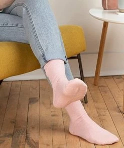 Malinsi Sokken Antislip 3-Pack - 3 Paar Lichte Kleuren Maat 42-46 - Huissokken Dames En Heren Anti Slip -beenmode Verkoop 550x528