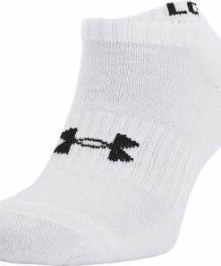 Under Armour Core No Show 3Pk Socks 1363241-100, Unisex, Wit, Sokken, Maat: 42-46 -beenmode Verkoop 550x532 1