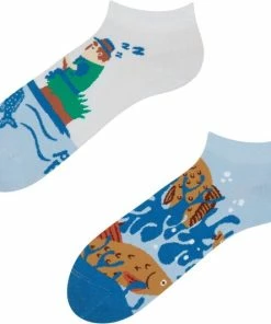 Good Mood Sneaker Sokken - Visserij - Maat 39-42