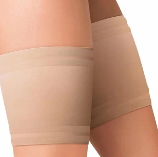 Gabriella Gladde Satijnen Dijenband 15 Cm Breed, Beige, Maat 3/4 ( M/L ), 58-68 Cm 10 Gabriella Gladde Satijnen Dijenband 15 Cm Breed, Beige, Maat 3/4 ( M/L ), 58-68 Cm - Afbeelding 10