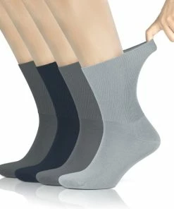 GoWith - Katoen Sokken - Diabetes Sokken - 4 Paar - Warme Sokken - Thermosokken - Huissokken - Sokken Heren - Dames Sokken - Cadeau Sokken - Maat 43-46 14 GoWith - Katoen Sokken - Diabetes Sokken - 4 Paar - Warme Sokken - Thermosokken - Huissokken - Sokken Heren - Dames Sokken - Cadeau Sokken - Maat 43-46 -beenmode Verkoop 550x549 5