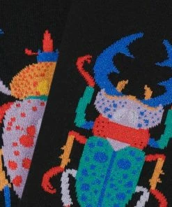 Jimmy Lion Sokken Beetles Zwart - 41-46 -beenmode Verkoop 550x550 106