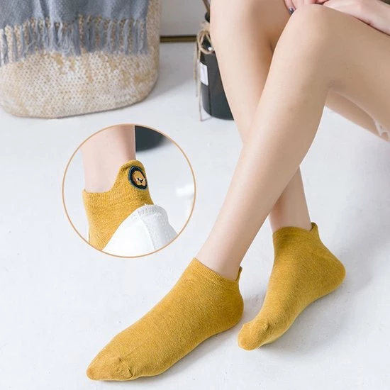 Jollysta Jolly Socks - 10 Paar Sneakersokken Dames - Grappige Sokken - Enkelsokken Dames - Funny Socks - Vrolijke Sokken - Leuke Sokken - Dieren Sokken - Maat 35-42 - Honden Sokken - Katten Sokken 4 Jollysta Jolly Socks - 10 Paar Sneakersokken Dames - Grappige Sokken - Enkelsokken Dames - Funny Socks - Vrolijke Sokken - Leuke Sokken - Dieren Sokken - Maat 35-42 - Honden Sokken - Katten Sokken - Afbeelding 4