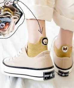 Jollysta Jolly Socks - 10 Paar Sneakersokken Dames - Grappige Sokken - Enkelsokken Dames - Funny Socks - Vrolijke Sokken - Leuke Sokken - Dieren Sokken - Maat 35-42 - Honden Sokken - Katten Sokken 61 Jollysta Jolly Socks - 10 Paar Sneakersokken Dames - Grappige Sokken - Enkelsokken Dames - Funny Socks - Vrolijke Sokken - Leuke Sokken - Dieren Sokken - Maat 35-42 - Honden Sokken - Katten Sokken -beenmode Verkoop 550x550 143