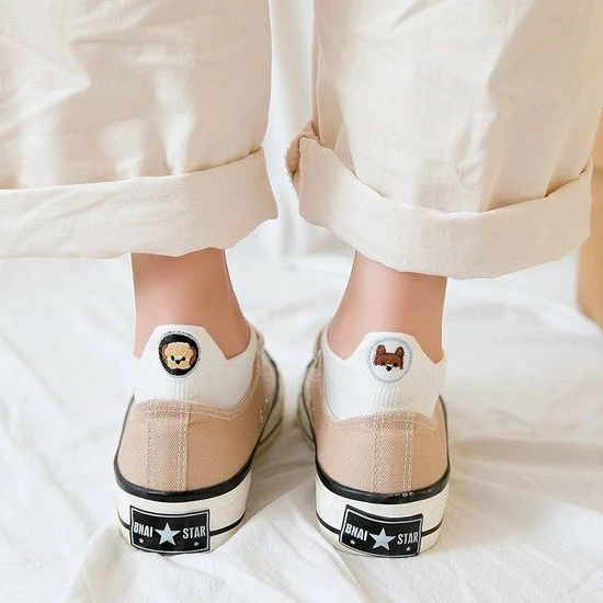 Jollysta Jolly Socks - 10 Paar Sneakersokken Dames - Grappige Sokken - Enkelsokken Dames - Funny Socks - Vrolijke Sokken - Leuke Sokken - Dieren Sokken - Maat 35-42 - Honden Sokken - Katten Sokken 16 Jollysta Jolly Socks - 10 Paar Sneakersokken Dames - Grappige Sokken - Enkelsokken Dames - Funny Socks - Vrolijke Sokken - Leuke Sokken - Dieren Sokken - Maat 35-42 - Honden Sokken - Katten Sokken - Afbeelding 16