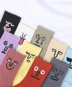 Smiling Socks® - 10 Paar Stoere Sokken - Huissokken - Kleurvol - Verjaardagscadeau - Maat 35-43 - Leuke Sokken -beenmode Verkoop 550x550 37