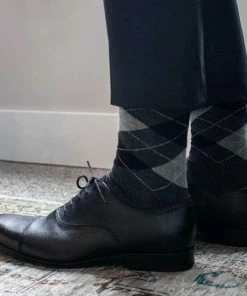 Bamboe Sokken | Geruite Sokken | Anti-zweet Sokken | Naadloze Sokken | Heren Sokken | Dames Sokken | 4 Paar - Antraciet | Maat: 43-45 | Merk: Bamboosa -beenmode Verkoop 550x550 40