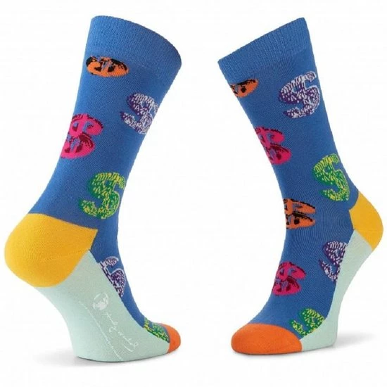 Happy Socks Sokken Andy Warhol Dollar Socks Blauw Maat:36-40 5 Happy Socks Sokken Andy Warhol Dollar Socks Blauw Maat:36-40 - Afbeelding 5