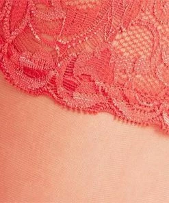 FALKE Seidenglatt Stay Up Kousen Hold-up Kousen Zonder Patroon Transparant Scheurvast Dun Met Kant En Siliconen Band Ultra Sheer 15 Denier Rood Dames Kousen - Maat 10.5-11 -beenmode Verkoop 550x550 92