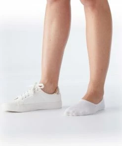 Merkloos Witte No Show Sneakersokken - Maat 43/46 - 6 Paar - Onzichtbare Sneakersokken - Naadloos - Anti-slip Hak - Heren -beenmode Verkoop 550x562 1