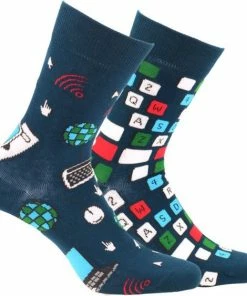 2pack Gatta-Wola Katoenen Lange Sokken Funky, 2 Verschillende Patronen, Maat 43-46, Netwerk Patroon 5 2pack Gatta-Wola Katoenen Lange Sokken Funky, 2 Verschillende Patronen, Maat 43-46, Netwerk Patroon -beenmode Verkoop 550x563 1