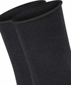 FALKE Happy 2-Pack Zacht Zonder Motief Versterkt Hoogwaardig Mid-rise Robuust Ademend Dekkend Set Katoen Multipack Blauw Dames Sokken - Maat 35-38 -beenmode Verkoop 550x566