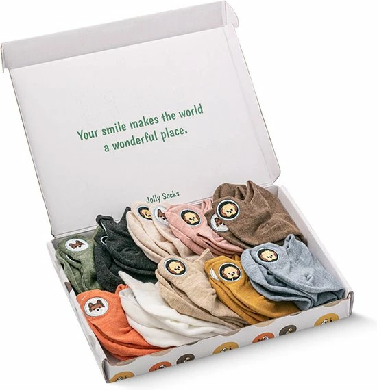 Jollysta Jolly Socks - 10 Paar Sneakersokken Dames - Grappige Sokken - Enkelsokken Dames - Funny Socks - Vrolijke Sokken - Leuke Sokken - Dieren Sokken - Maat 35-42 - Honden Sokken - Katten Sokken 8 Jollysta Jolly Socks - 10 Paar Sneakersokken Dames - Grappige Sokken - Enkelsokken Dames - Funny Socks - Vrolijke Sokken - Leuke Sokken - Dieren Sokken - Maat 35-42 - Honden Sokken - Katten Sokken - Afbeelding 8