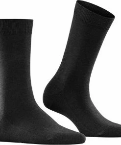 FALKE Family Grondstofvriendelijk Zacht Zonder Motief Duurzaam Ondoorzichtig Mid-rise Duurzaam Katoen Grijs Dames Sokken - Maat 35-38 -beenmode Verkoop 550x583