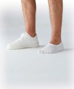 Merkloos Witte No Show Sneakersokken - Maat 43/46 - 6 Paar - Onzichtbare Sneakersokken - Naadloos - Anti-slip Hak - Heren -beenmode Verkoop 550x585 2