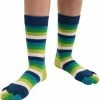 TOETOE Everyday Mid-Calf Gestreepte Teensokken - Aqua - 35-46