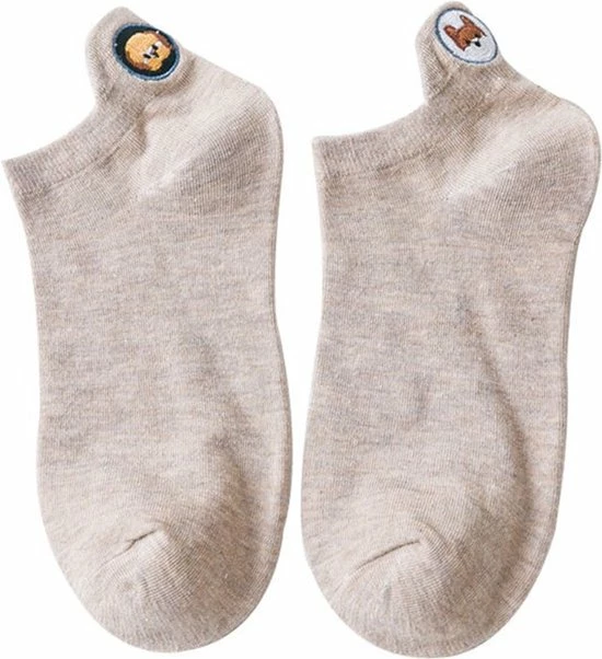 Jollysta Jolly Socks - 10 Paar Sneakersokken Dames - Grappige Sokken - Enkelsokken Dames - Funny Socks - Vrolijke Sokken - Leuke Sokken - Dieren Sokken - Maat 35-42 - Honden Sokken - Katten Sokken 7 Jollysta Jolly Socks - 10 Paar Sneakersokken Dames - Grappige Sokken - Enkelsokken Dames - Funny Socks - Vrolijke Sokken - Leuke Sokken - Dieren Sokken - Maat 35-42 - Honden Sokken - Katten Sokken - Afbeelding 7