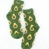 Merkloos Avocado Sokken-Groen-One Size-Uni Sex-cadeau