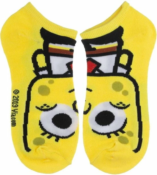 Difuzed Spongebob Squarepants Enkelsokken 3pack - Spongebob, Patrick, Octo - Nickelodeon 4 Difuzed Spongebob Squarepants Enkelsokken 3pack - Spongebob, Patrick, Octo - Nickelodeon - Afbeelding 4