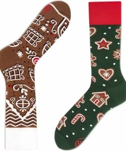 Many Mornings Sokken The Gingerbread Man - Unisex - Maat: 35-38