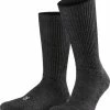 FALKE Walkie Ergo Ademend Hoge Kwaliteit Verwarmend Thermo Met Elastiek Warme Dikke Trekking Hoog Lang Merinowol Grijs Unisex Sokken - Maat 42-43
