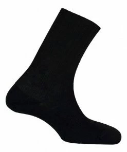 Basset - Wollen Herensokken - Zonder Elastiek En Met Breed Boord - 45/47 - Grijs - Diabetes Sokken