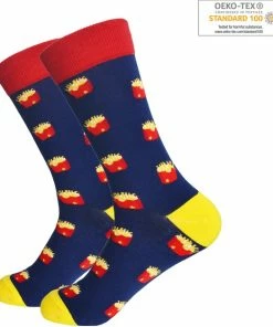 Merkloos BENYSØN® Organisch Katoenen Sokken In Een Kleurrijke "fast Food" Print 4 Paar Maat 35/40 -beenmode Verkoop 550x628 3