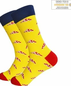 Merkloos BENYSØN® Organisch Katoenen Sokken In Een Kleurrijke "fast Food" Print 4 Paar Maat 35/40 -beenmode Verkoop 550x628 4