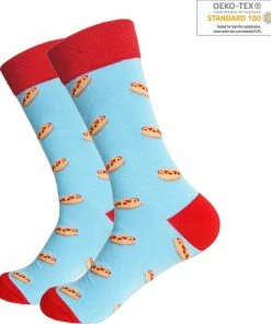 Merkloos BENYSØN® Organisch Katoenen Sokken In Een Kleurrijke "fast Food" Print 4 Paar Maat 35/40 -beenmode Verkoop 550x629 2